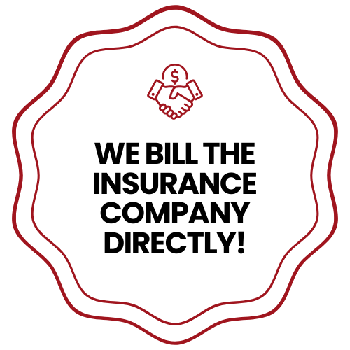 We bill the insurance company directly